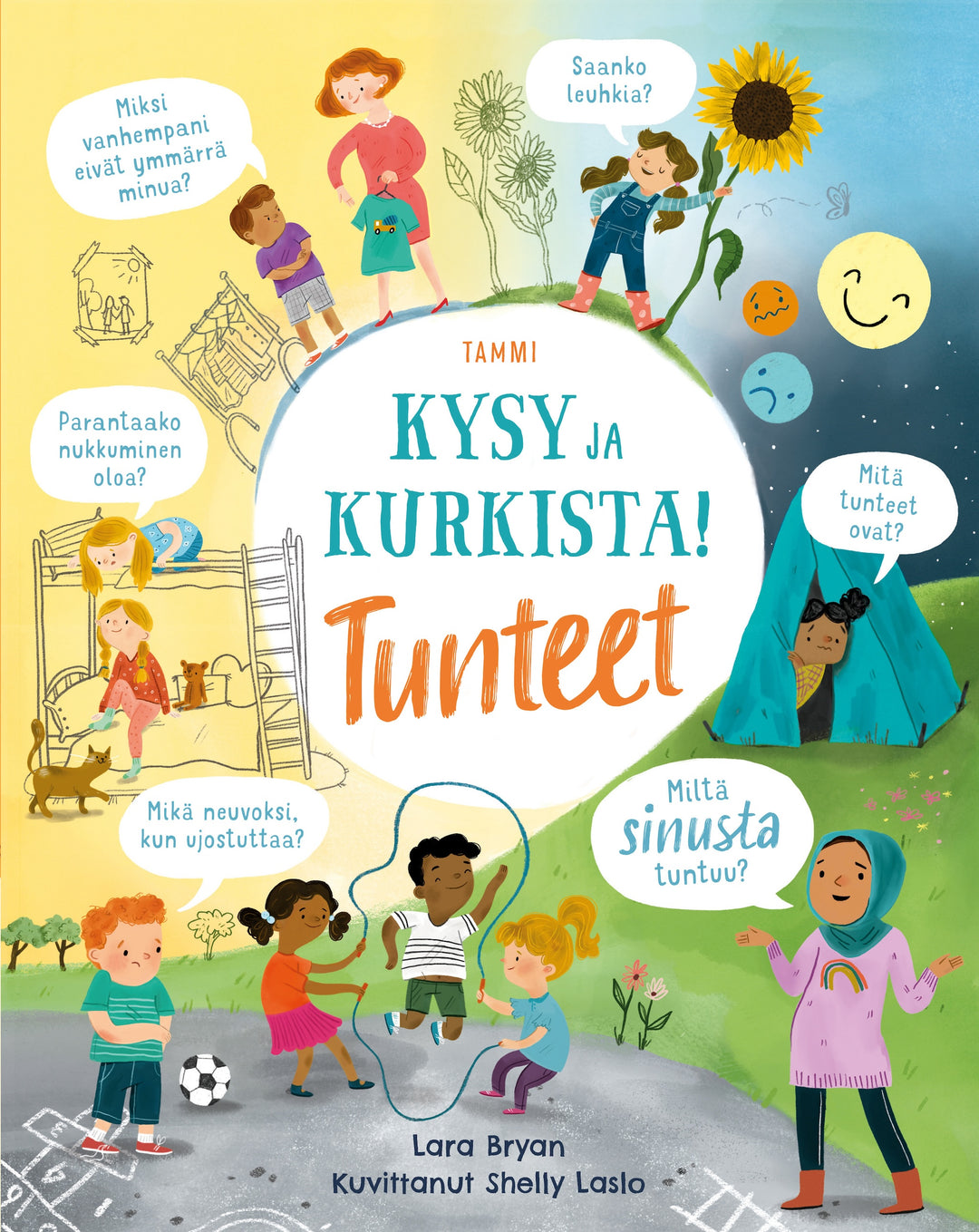 Kysy ja kurkista! Tunteet -kirja