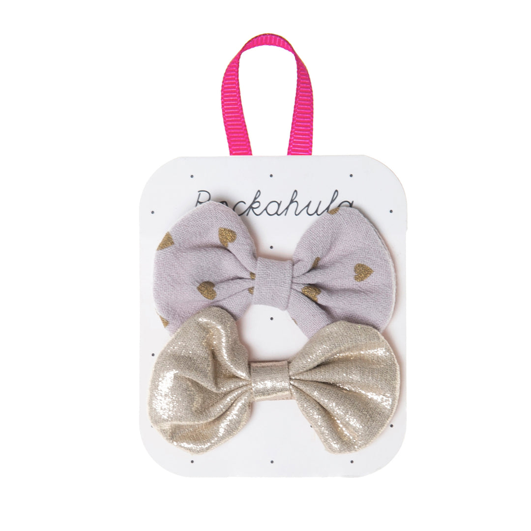 Rockahula Kids Scattered Heart and Gold Bow pinnit