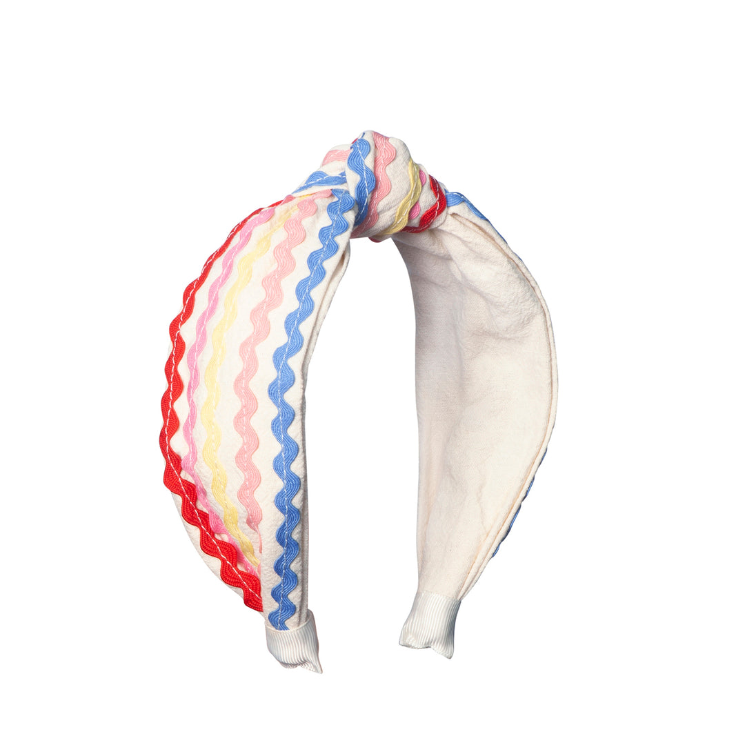 Rockahula Kids Ric Rac Rainbow Knotted hiuspanta