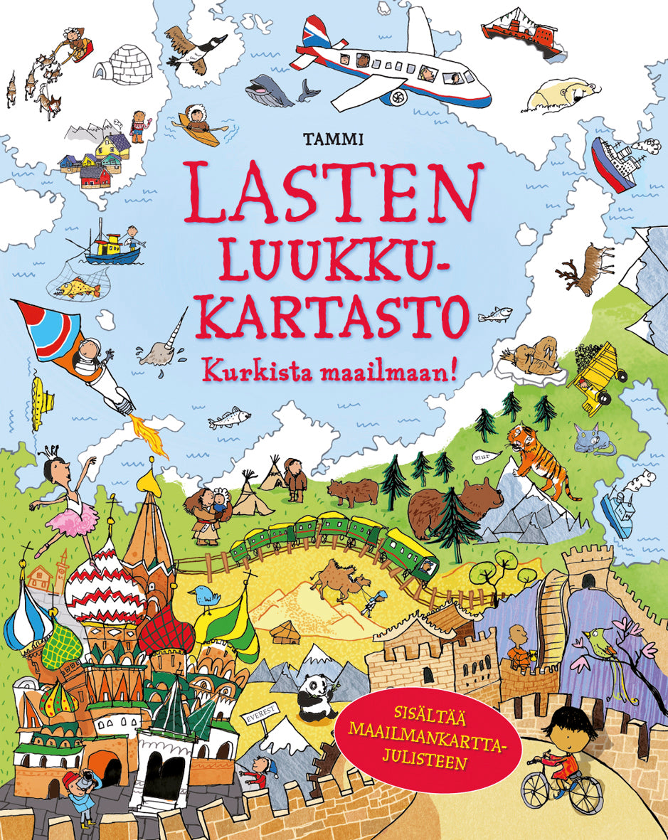 Lasten luukkukartasto -kirja