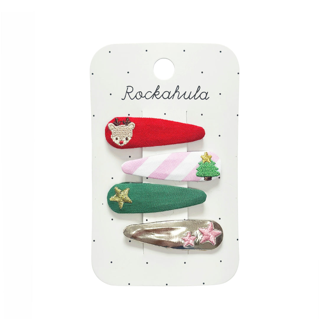 Rockahula Kids Jolly Xmas Embroidered pinnisetti