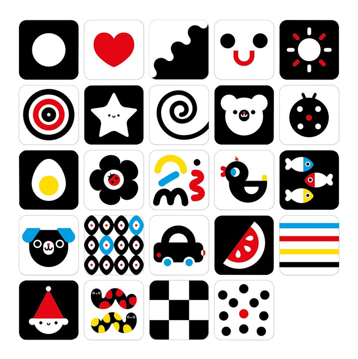 Banana Panda vauvan kontrastikortit