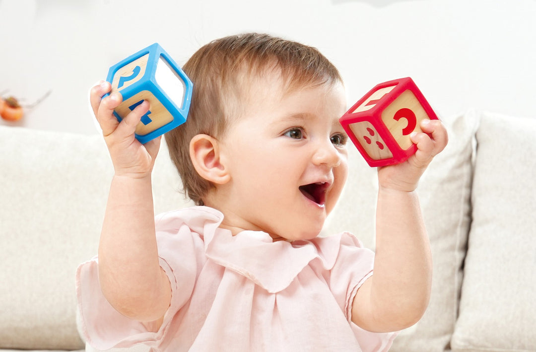 Hape Puupalikat silikonireunalla 10 kpl