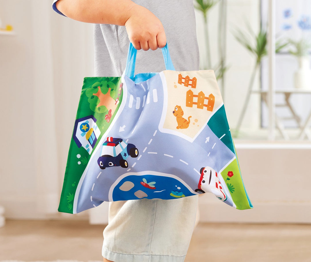 Hape Pull-Back pehmoautot