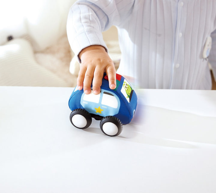 Hape Pull-Back pehmoautot