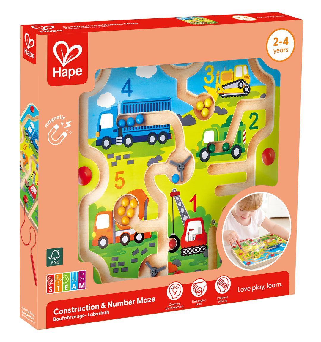Hape Magneettipujottelu työmaa