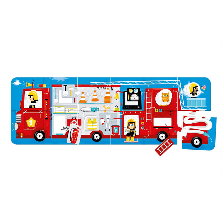 Banana Panda suuri paloautopalapeli, 23 palaa