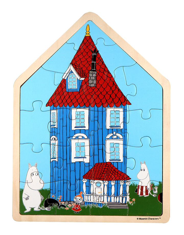 Muumitalo palapeli puinen