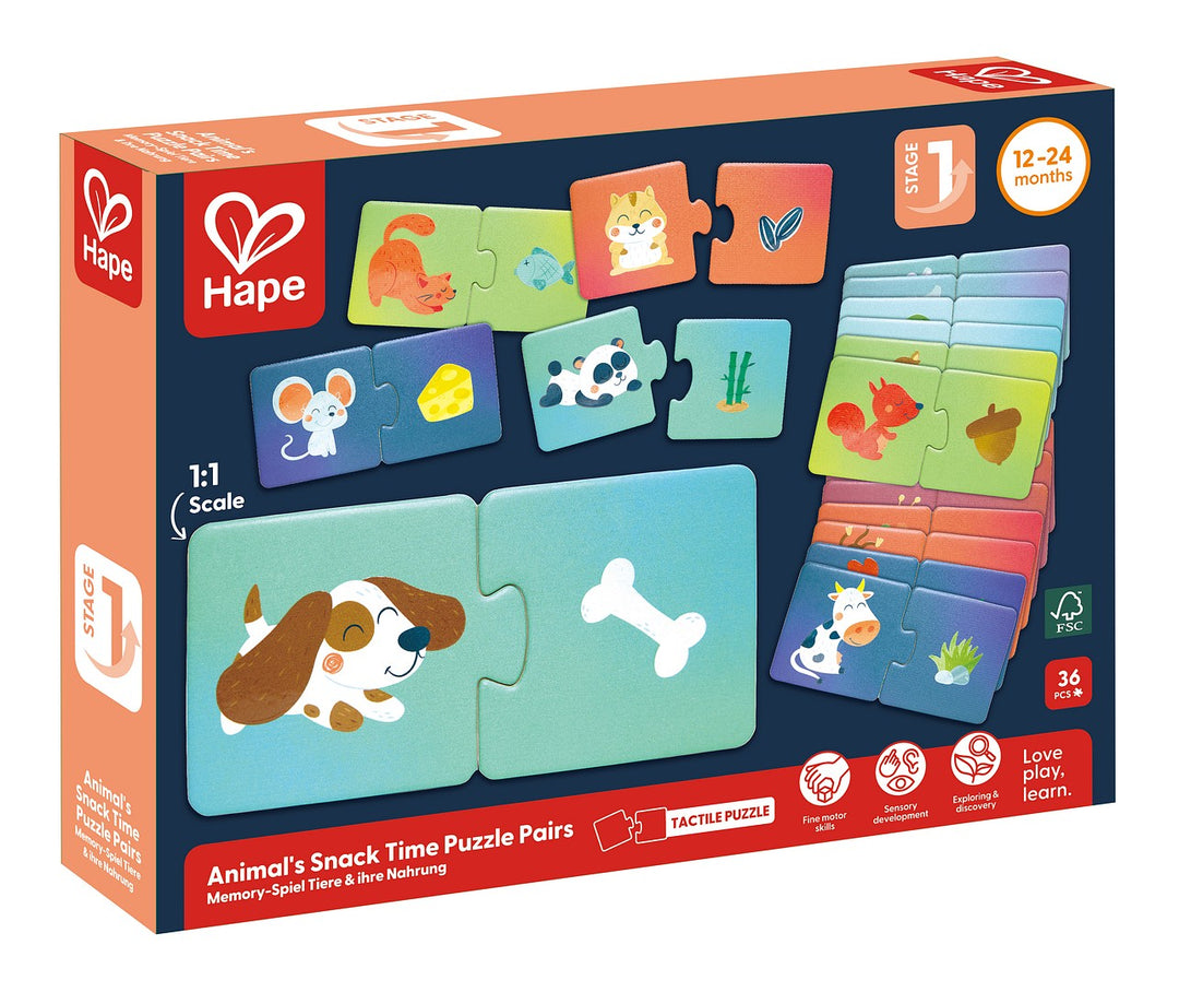 Hape palapeli eläinten herkut
