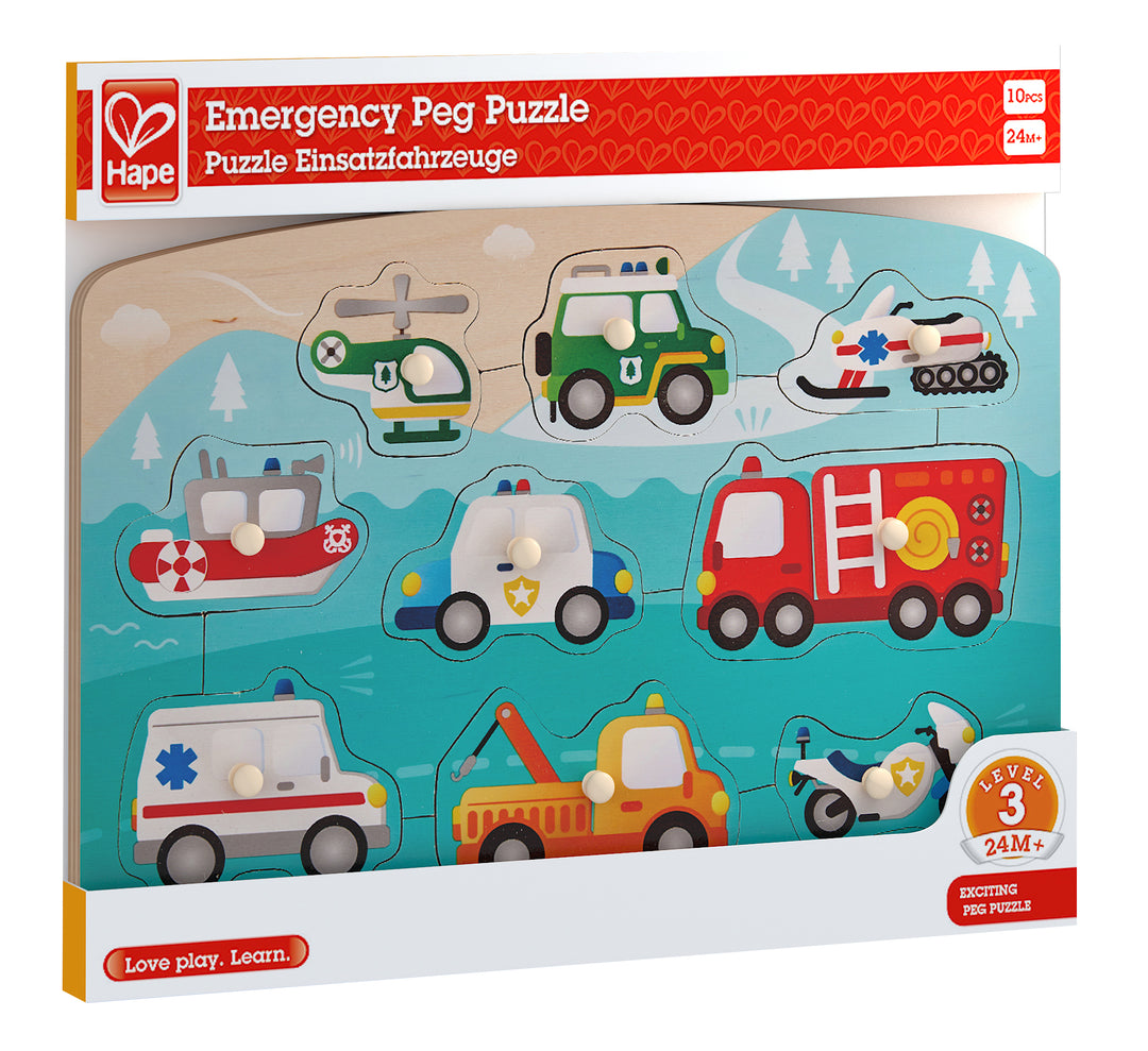 Hape Hälytysajoneuvot nuppipalapeli