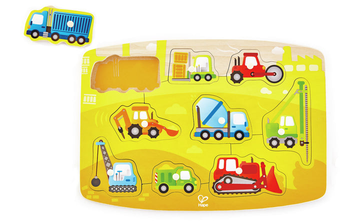 Hape Työkoneet nuppipalapeli