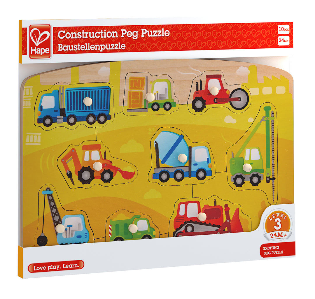 Hape Työkoneet nuppipalapeli