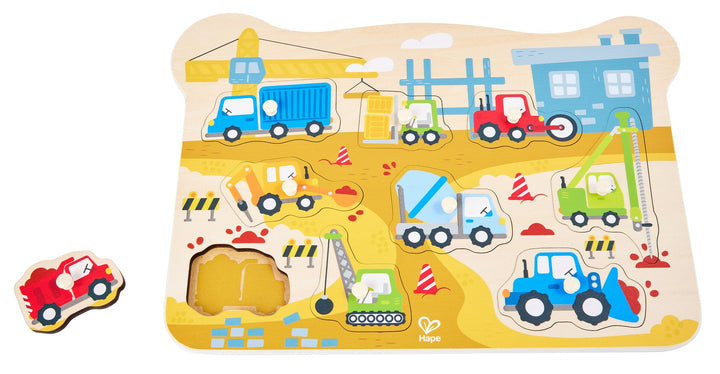 Hape Rakennustyömaa nuppipalapeli