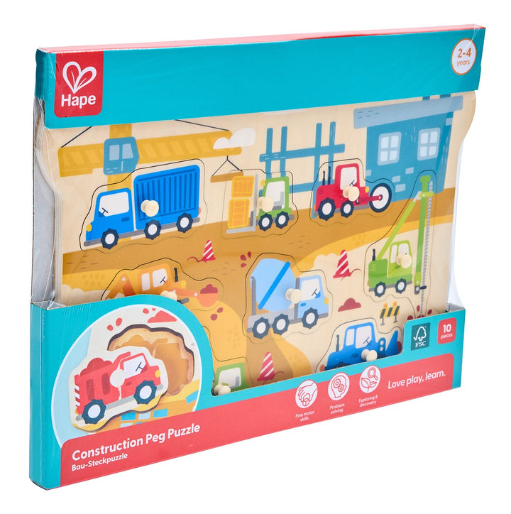 Hape Rakennustyömaa nuppipalapeli
