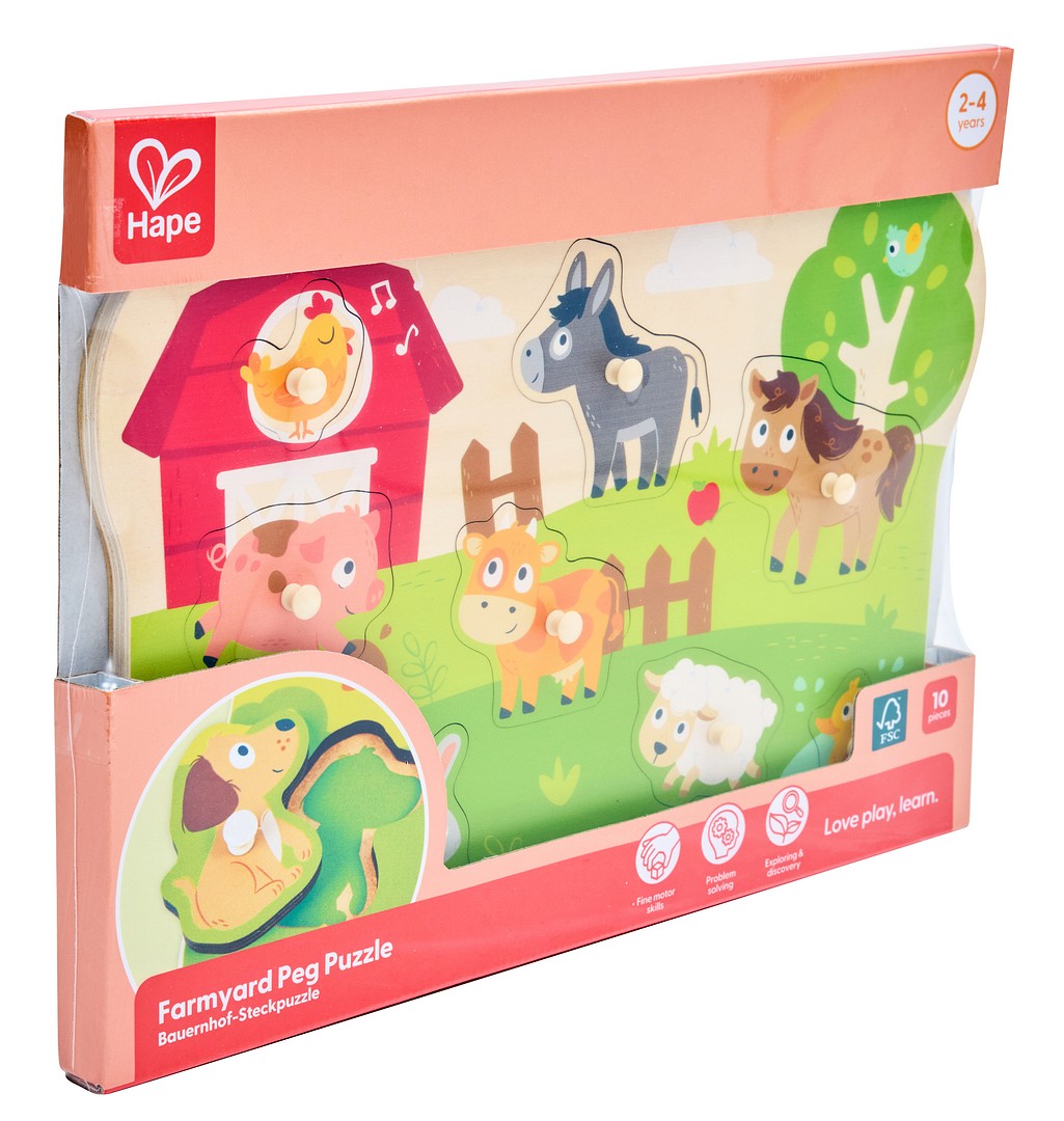 Hape Maatilan eläimet nuppipalapeli