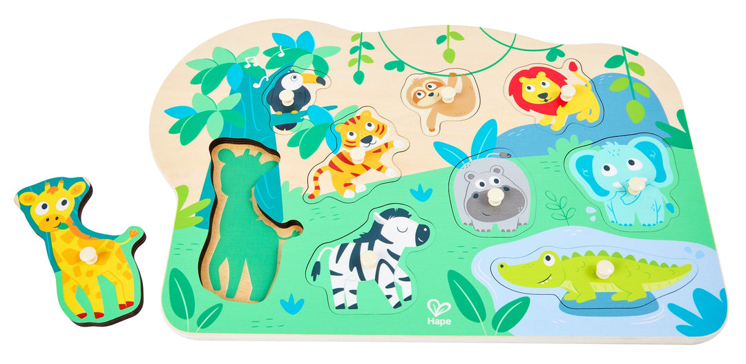 Hape Villieläimet nuppipalapeli