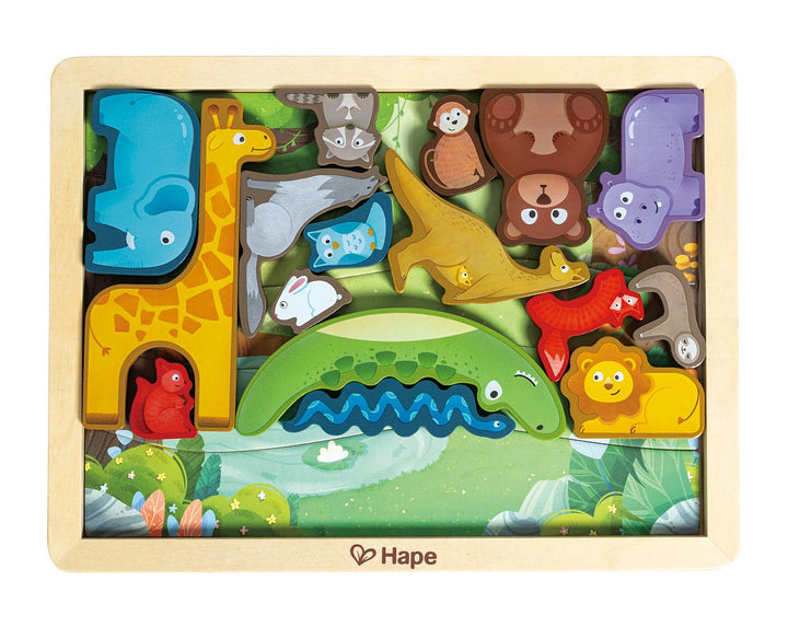 Hape Eläinmaailma palapeli