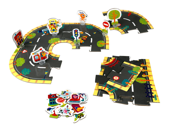 Autotie palapelisalkku