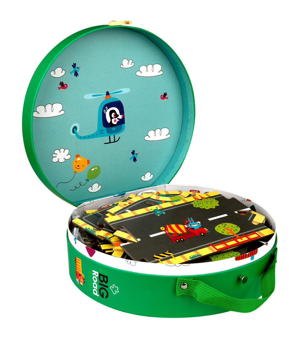 Autotie palapelisalkku