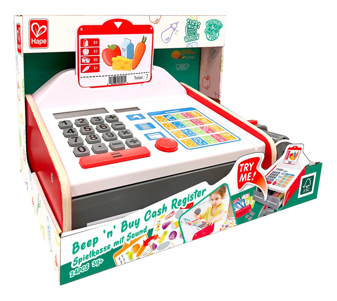 Hape Elektroninen kassakone ja rahat