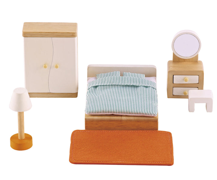 Hape nukkekodin makuuhuone