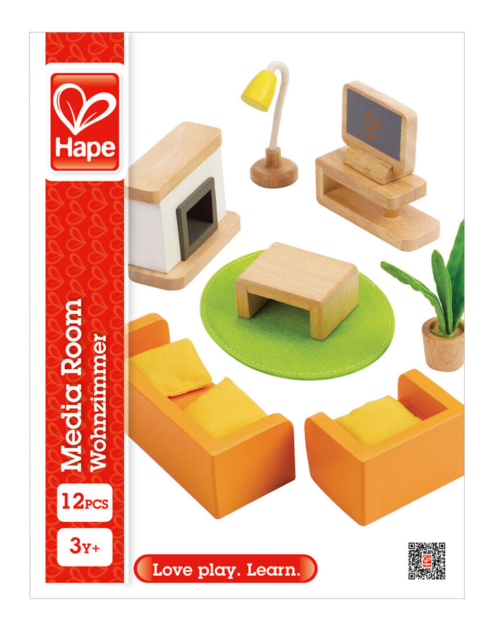Hape nukkekodin olohuone