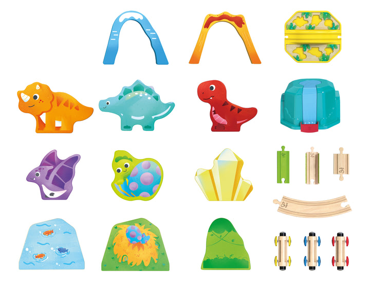 Hape Dinojen maa junaratasetti