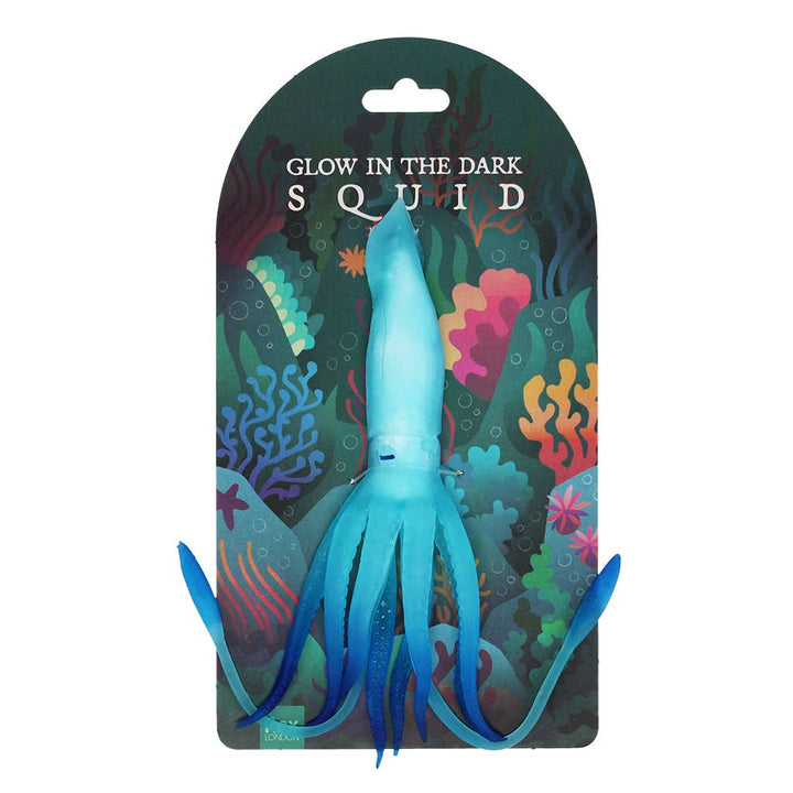 Glow in the dark squishy toy - Squid stressilelu