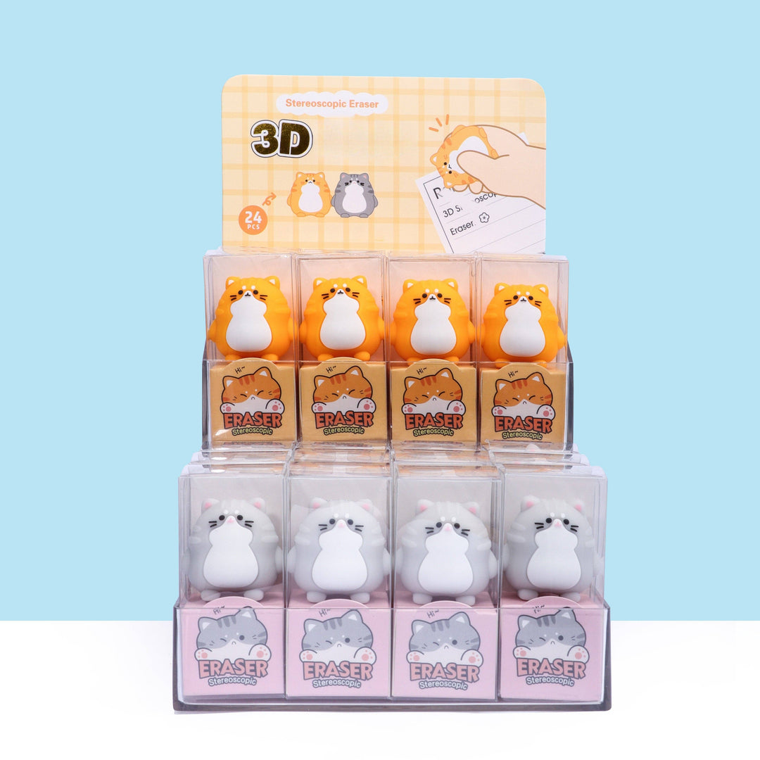 3D Kawaii Cat pyyhekumi