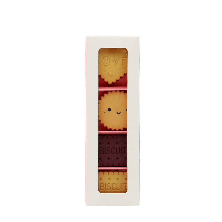 Erasers (set of 4) - Biscuits pyyhekumit