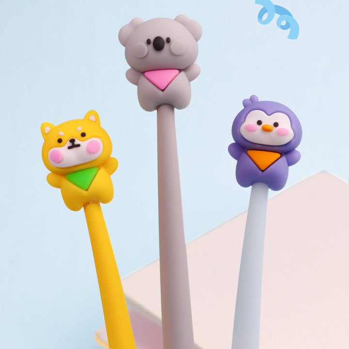 Gel pen small animals kynä