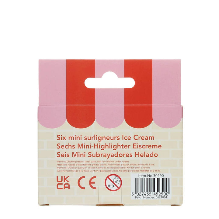 Mini highlighters - Ice cream korostuskynät