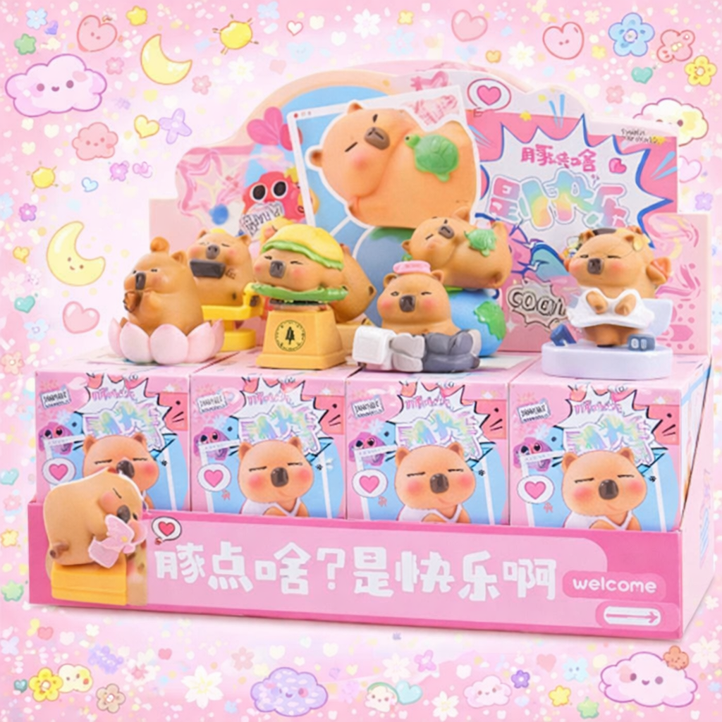 Blind box Capybara Kawai - Mystery box Capybara hahmo