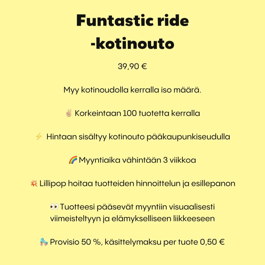Funtastic ride -kotinouto