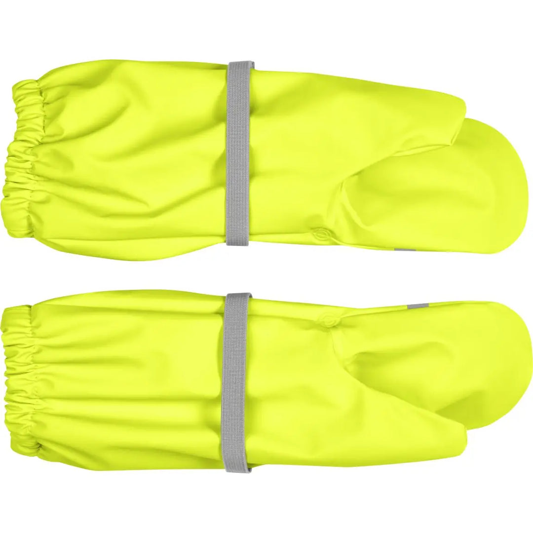 Playshoes keltaiset kurahanskat vuorella