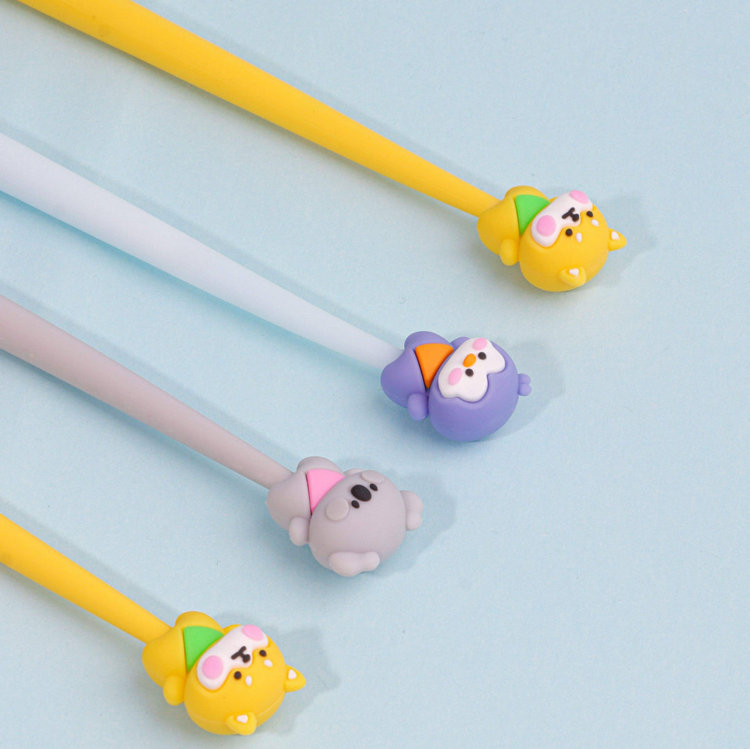Gel pen small animals kynä
