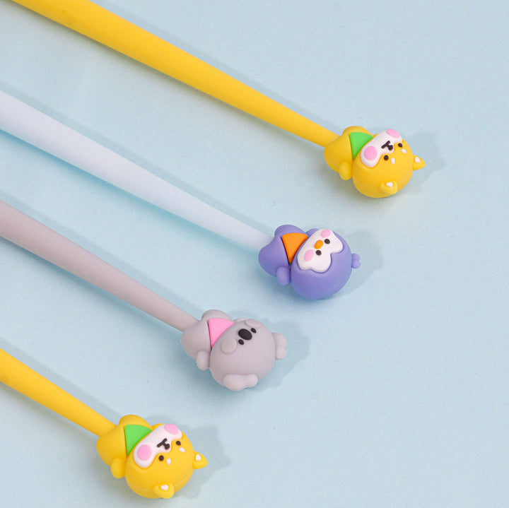 Gel pen small animals kynä