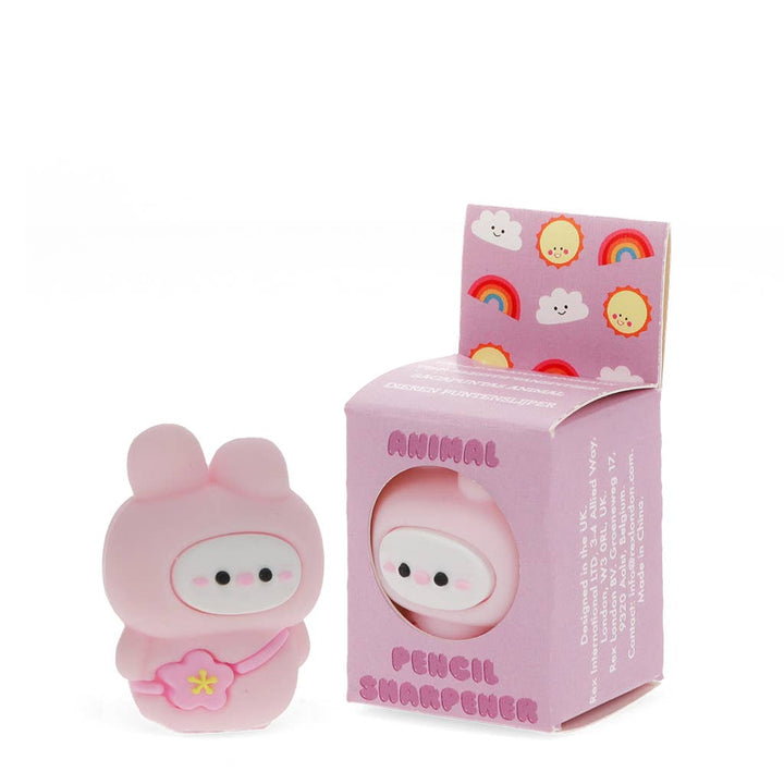Adorable animal pencil sharpener - Pink bunny teroitin