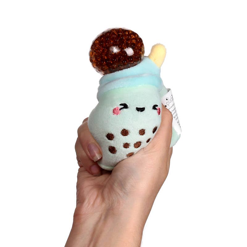 Queasy Squeezies Foodiemals Bubble Tea Plush Squeezy stressilelu