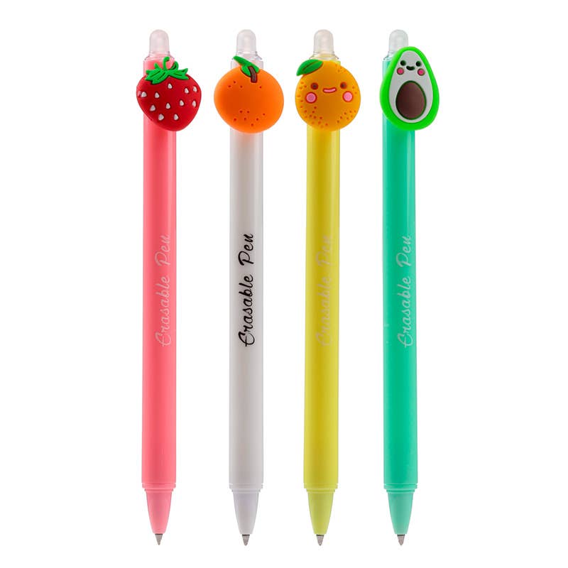 Inkredible Erasable Pen with Fruit Topper kynä