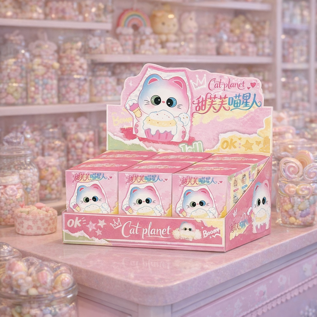 Blind Box Cat Planet - Mystery Box Cat hahmo